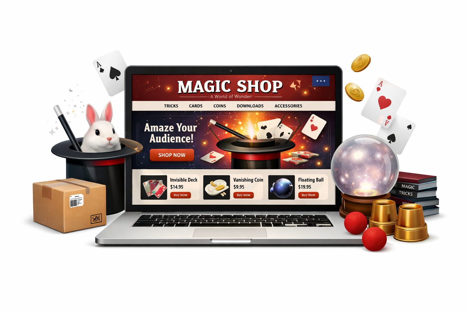 Run your own magic shop - MurphysMagic WordPress Plugin